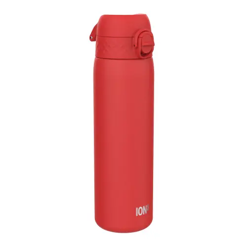 Sticla apa Slim Ion8, inox, 600ml, Rosu