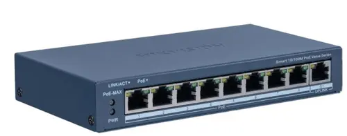 Switch Hikvision DS-3E1309P-EI/M, 8 Porturi, PoE