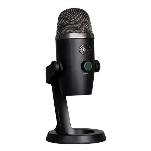 Microfon Profesional Blue Yeti Nano, USB, Gaming, Podcast, Streaming, Recording, Multi-Pattern, Negru