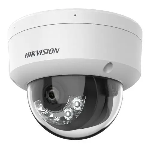 Camera IP Dome Hikvision DS-2CD1123G2-LIUF(2.8MM), 2MP Smart Hybrid Light, Microfon, PoE, IR 30m, Lumina Alba 30m, lentila 2.8mm, IP67, IK08