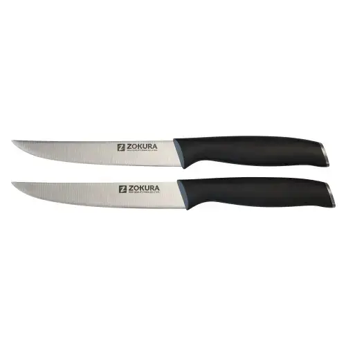 Set 2 cutite friptura, inox, 12,5cm - Zokura