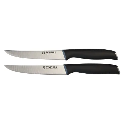 Set 2 cutite friptura, inox, 12,5cm - Zokura
