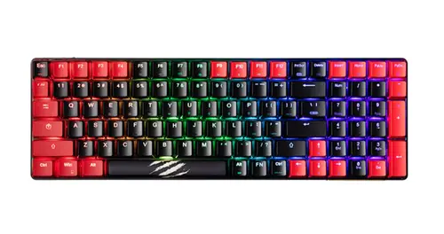 Tastatura gaming mecanica Mad Catz S.T.R.I.K.E. 11, Wired, Wireless, iluminare RGB (Negru/Rosu)
