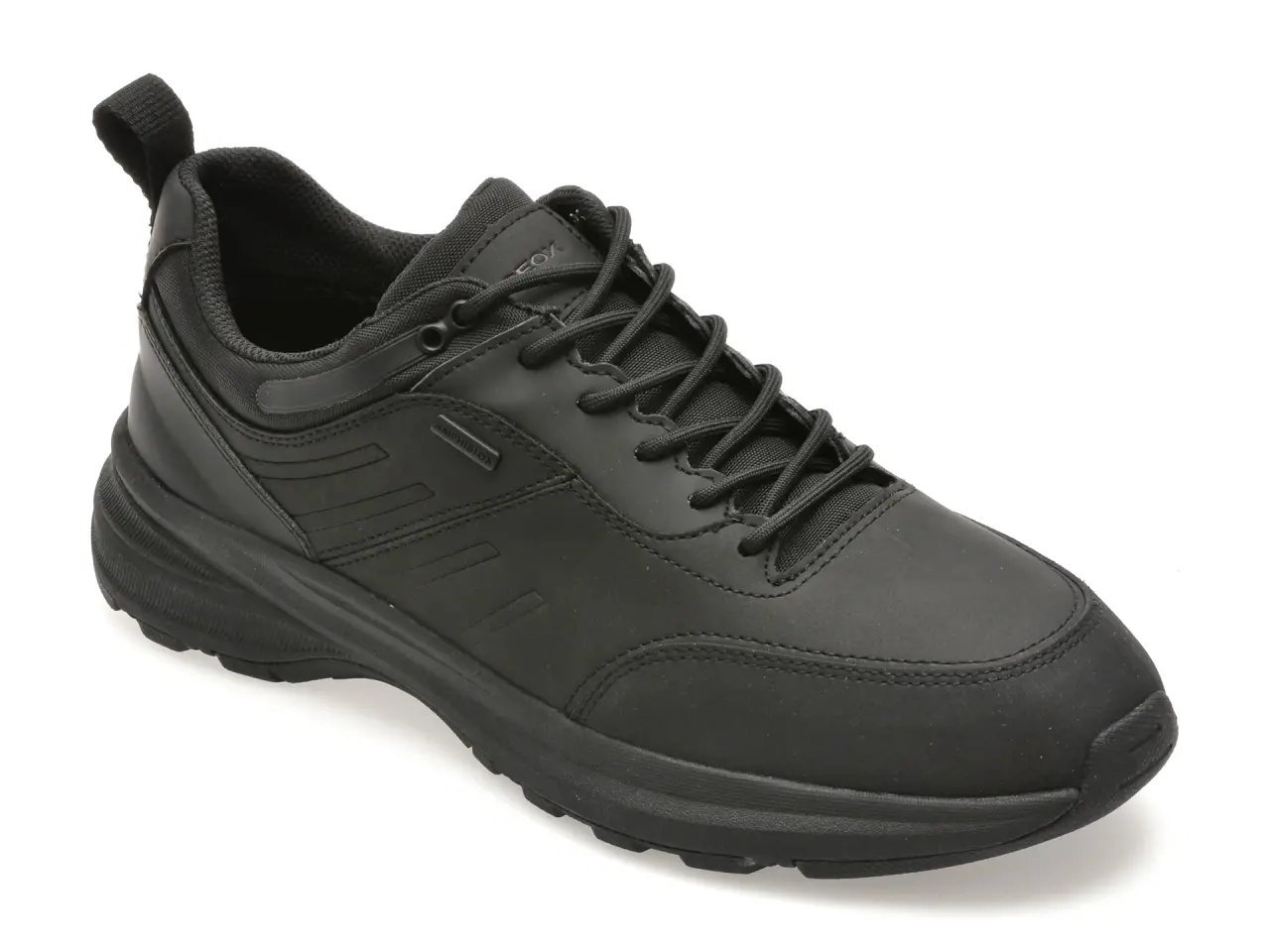 Pantofi sport GEOX negri, U56M2A, din piele ecologica