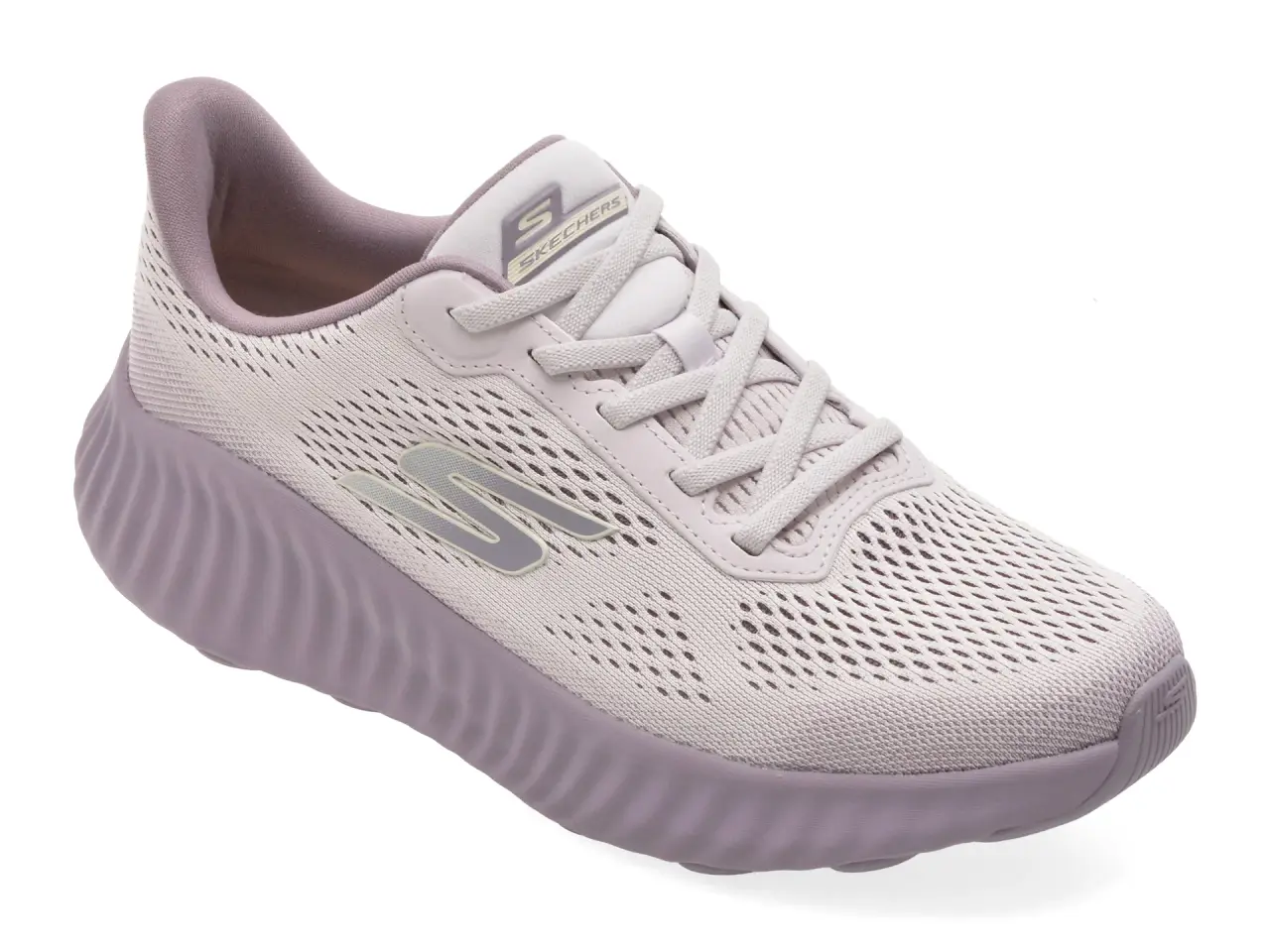 Pantofi sport SKECHERS mov, GO RUN NOW, din material textil