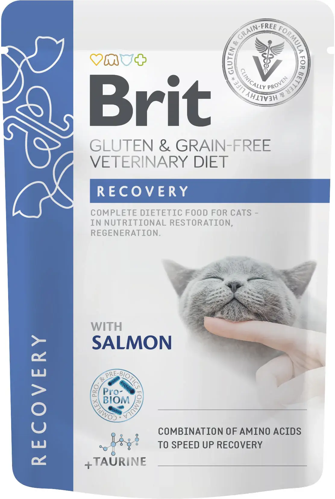 BRIT VD Recovery, Plic pentru pisici, recuperare, refacere nutritivă 85g