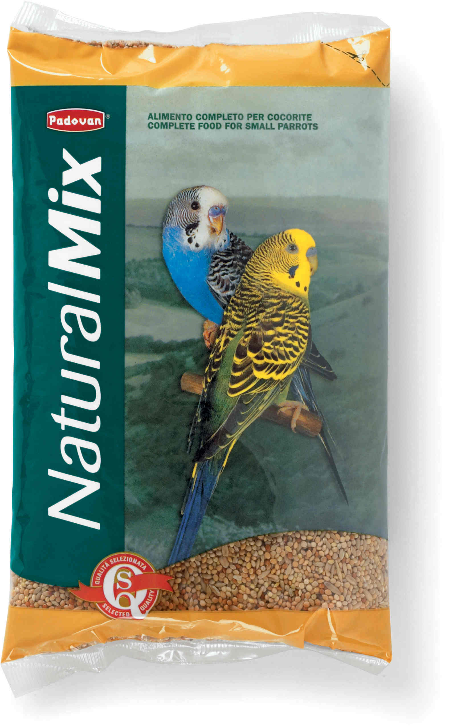 PADOVAN Natural Mix, Hrană pentru peruşi 1kg