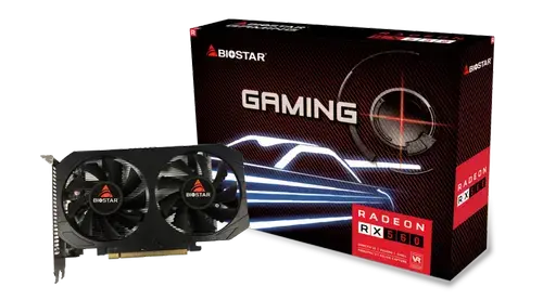 Placa video Biostar Radeon RX 560 Gaming, 4GB, DDR5, 128 bit