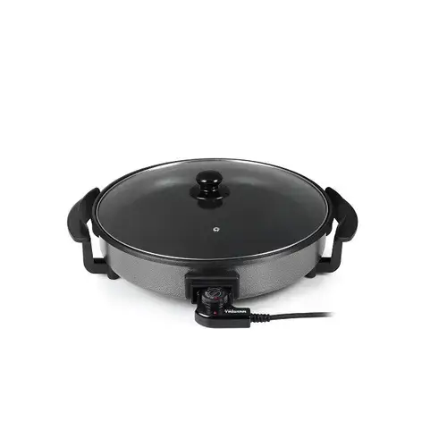Tigaie electrica TRISTAR PZ-2964, 1500W, diametru 40 cm, termostat 5 temperaturi, material interior non aderent, capac sticla
