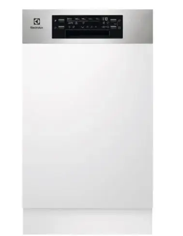Masina de spalat vase incorporabila Electrolux EES42210IX, 9 seturi, 8 programe, Clasa E (Alb)