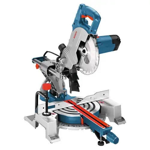 Fierastrau circular stationar Bosch Professional GCM 800 SJ, cu sanie de glisare, 1400W, 5500rpm, 270mm