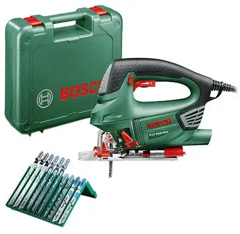 Fierastrau pendular Bosch PST 900 PEL, 620 W, 4 trepte putere, 90 mm adancime taiere in lemn