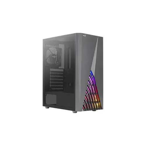 Carcasa Aerocool Delta A-BK-v1, 2 x USB 2.0, 1 x USB 3.0 (Negru)