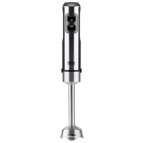 Blender de mana Teesa 1200W, 2 viteze, Turbo, 16.580 RPM (Argintiu)