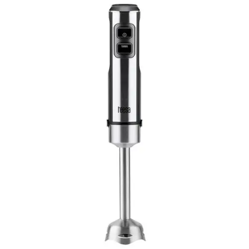 Blender de mana Teesa 1200W, 2 viteze, Turbo, 16.580 RPM (Argintiu)