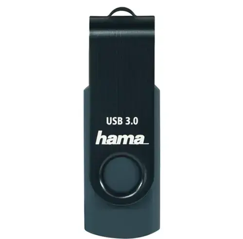 Memorie USB HAMA Rotate 182465, 128GB, USB 3.0, (Albastru)