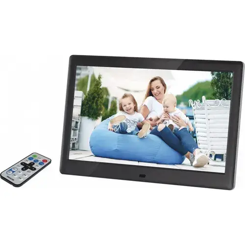 Rama foto digitala Sencor SDF 1082 BK, Ecran IPS HD 10.1inch, 1280 x 800, Difuzor, Telecomanda, USB (Negru)