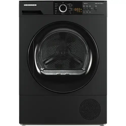 Uscator de rufe Heinner HHPD-V8T1CHSA++, Pompa de caldura, 8 kg, Clasa A++, Display Led, Functie Anti-sifonare (Gri)