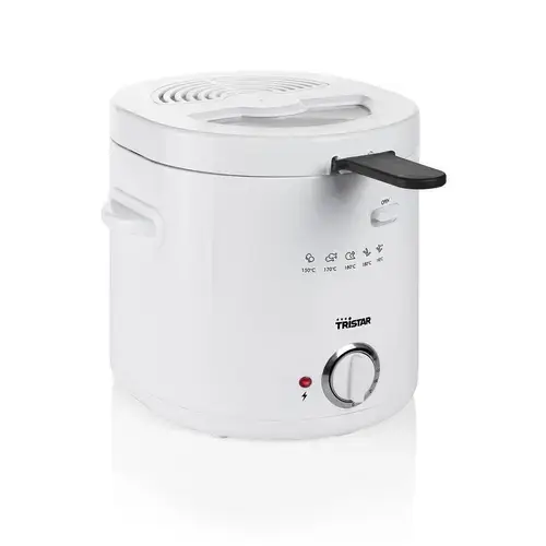 Friteuza cu ulei Tristar FR-6941 Deep Fryer, 1.5 L, 1000 W (Alb)
