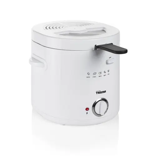 Friteuza cu ulei Tristar FR-6941 Deep Fryer, 1.5 L, 1000 W (Alb)