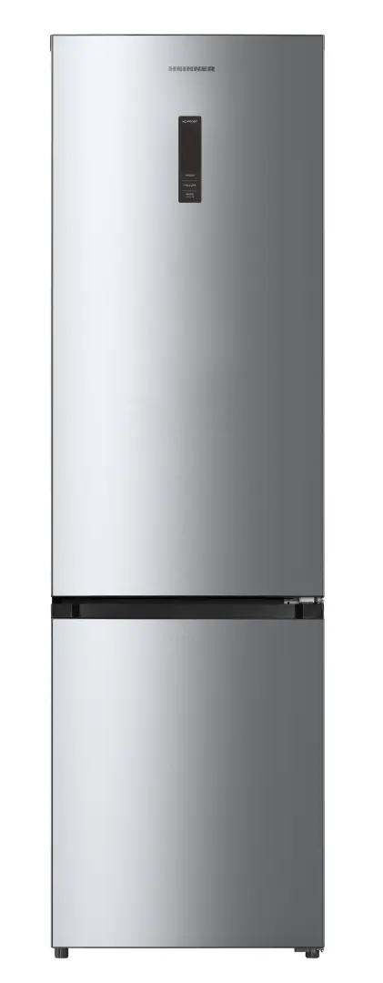 Combina frigorifica HEINNER HCNF-HM377INVXC, 377 l, No Frost, Clasa C, Compresor Inverter, Lumina LED, Functie ECO, Functie Vacanta, H 200.5 cm (Inox)