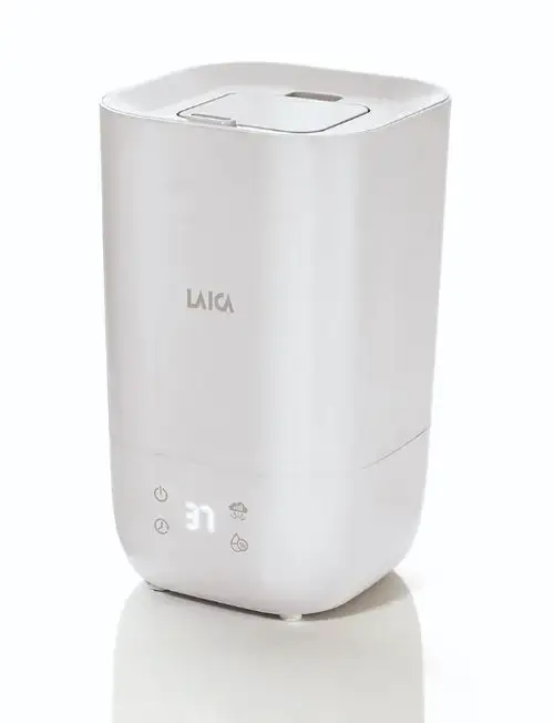 Umidificator de camera Laica HI3015, 3.3 L, Abur rece, Higrometru inclus (Alb)