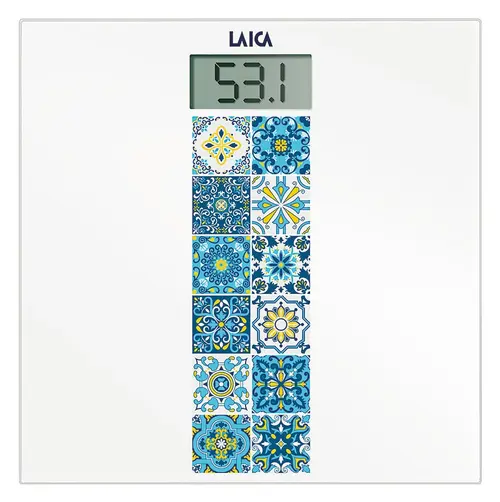 Cantar electronic Laica PS1082, 180 kg, mediteraneean breeze (Albastru)