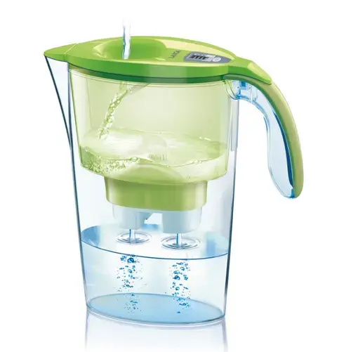 Cana filtranta de apa Laica Stream, 2.3 litri (Verde)