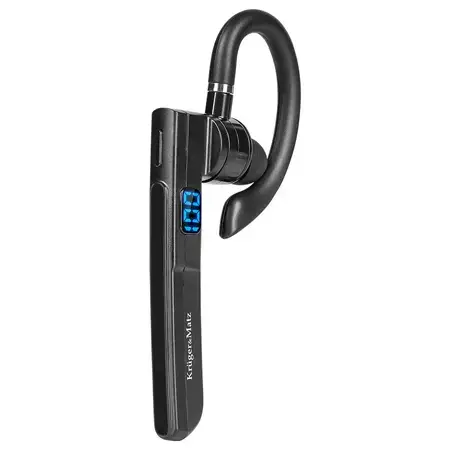 Casca Mono Bluetooth KRUGER&MATZ Traveler K16, Bluetooth 5.2, Autonomie 18 ore (Negru)