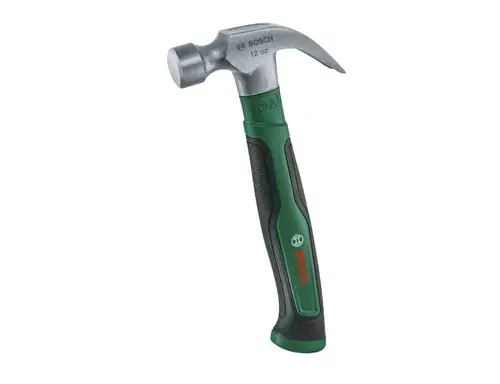Ciocan cu gheara Bosch 1600A02W7X, 340 g (Verde/Negru)