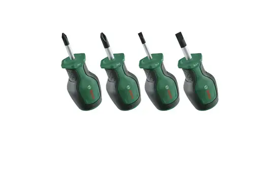 Set de 4 surubelnite scurte Bosch 1600A032UJ (Verde/Negru)