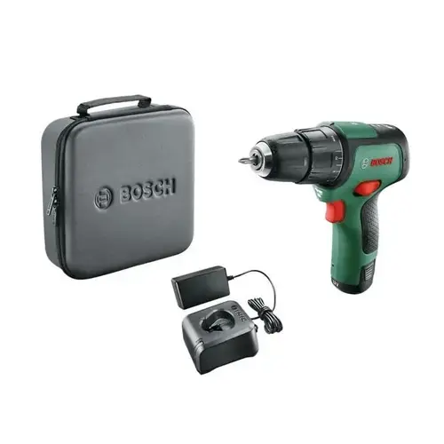 Masina De Gaurit Cu Percutie Bosch 06039B6104 Cu Acumulator 2 Trepte De Putere EasyImpact 12 Plus Cap Surubelnita Verde/Negru