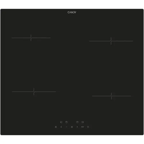 Plita incorporabila inductie Candy CI642CA, 4 zone de gatit, Touch Control, Functie Booster, 60 cm (Negru)