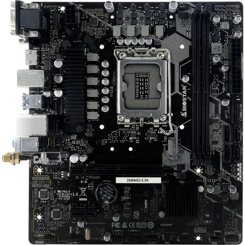 Placa de baza Biostar Z690MX2-E D4, Intel Z690, LGA 1700, mATX