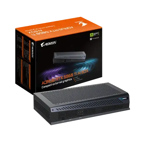 Placa video GIGABYTE AORUS GeForce RTX 5060 Ti AI BOX 16GB GDDR7