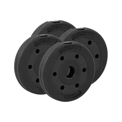 Set greutati Revel Active, 4x 1.25kg, 31mm (Negru)