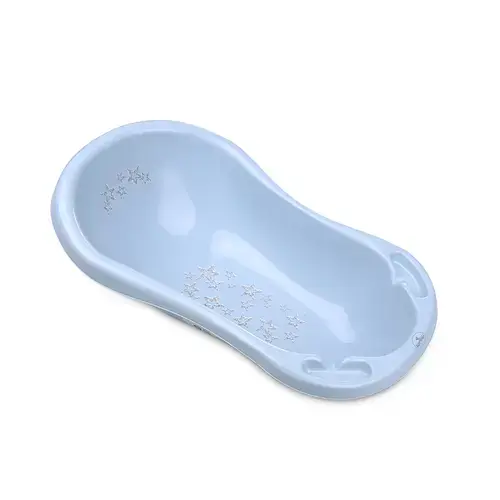 Cadita bebe Lorelli Little Stars, 84 x 48 x 30 cm, Albastru