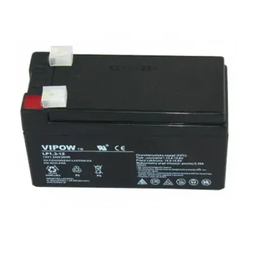 Acumulator stationar, plumb acid, sigilat, VRLA, 12V 1.3Ah
