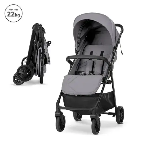 Carucior sport ultrausor Lorelli Zozu, pliabil1, pana la 22 kg, Gri