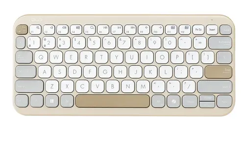 Tastatura wireless ASUS Marshmallow KW100 (Alb/Crem)