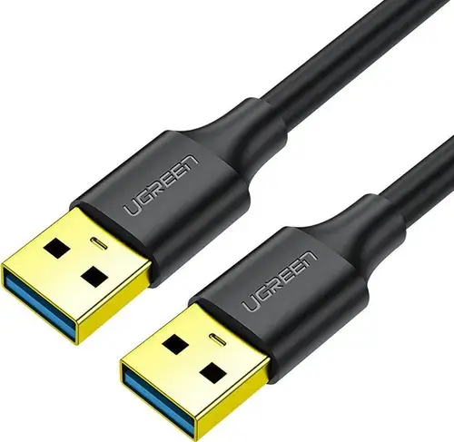 Cablu USB UGREEN 90576, USB-A la USB-A, 3m (Negru)