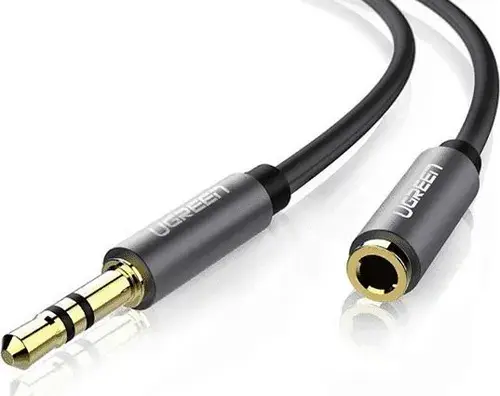 Cablu audio Ugreen UGR551BLK, Jack 3.5mm - Jack 3.5mm, 5m (Gri)