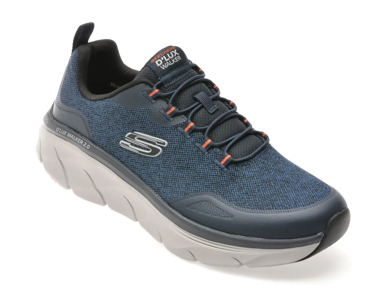 Pantofi sport SKECHERS bleumarin, D LUX WALKER 2.0, din material textil