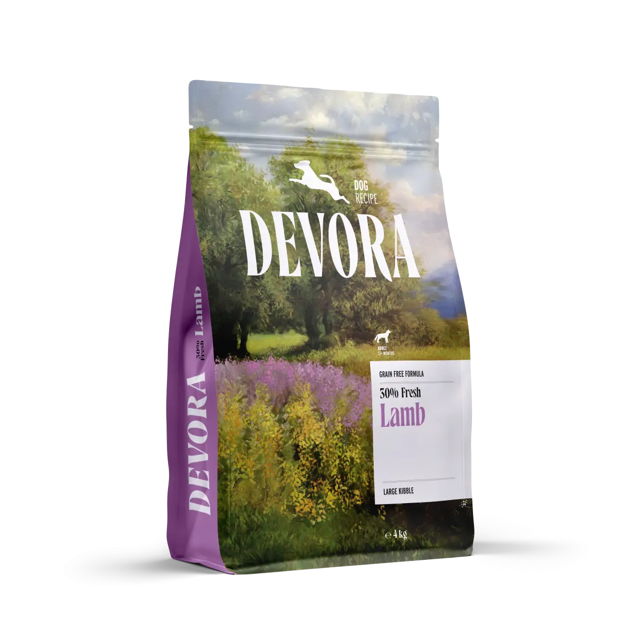 DEVORA DOG GF LARGE MIEL 4 KG