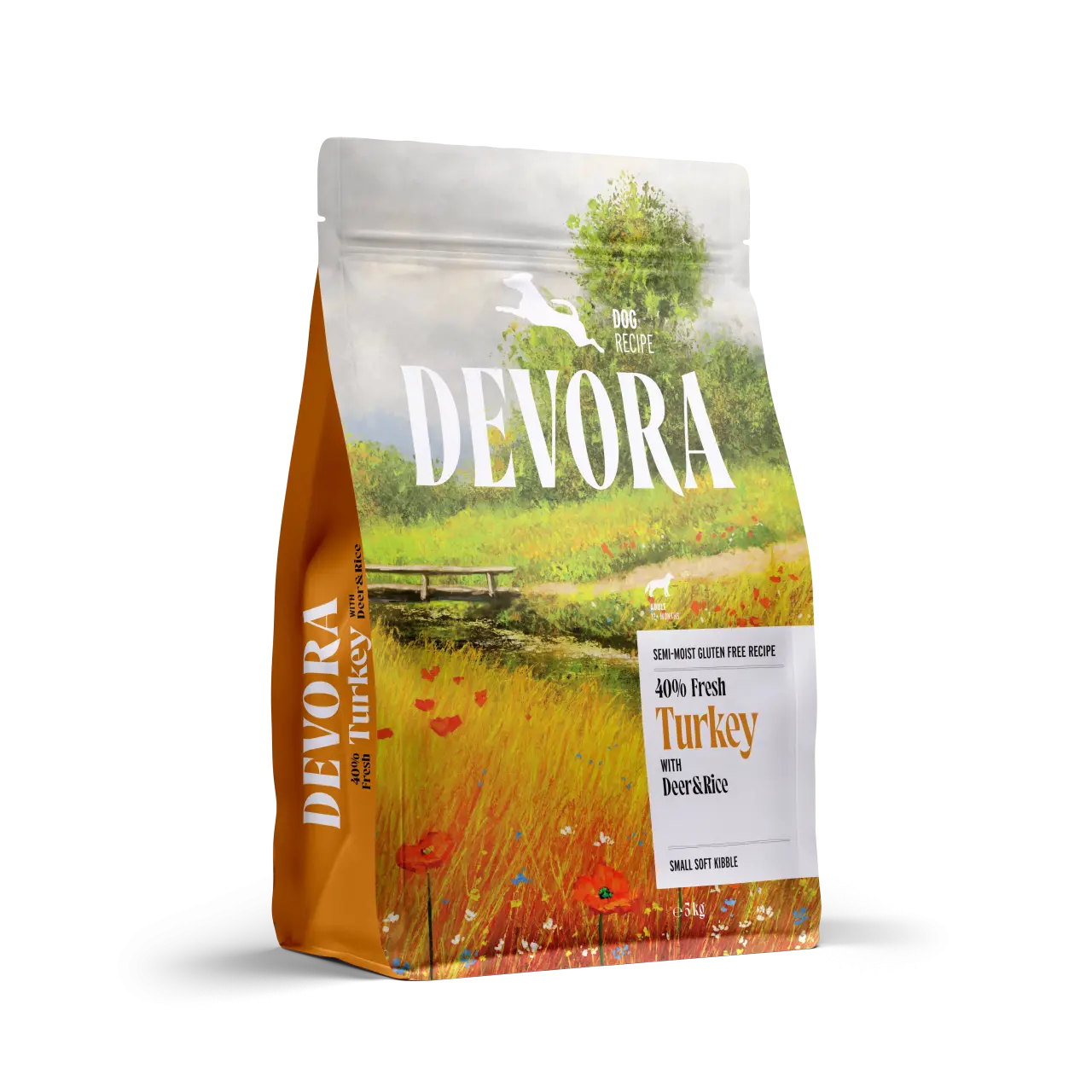 DEVORA DOG SEMI-MOIST MINI CAPRIOARA SI CURCAN 5KG