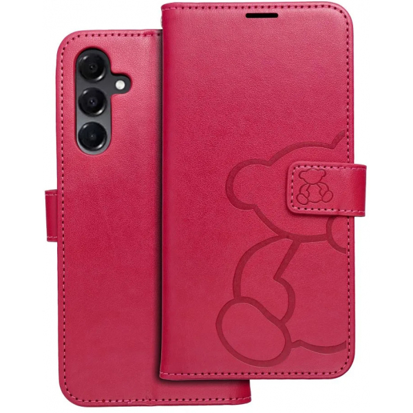 Husa pentru Samsung Galaxy A16 5G A166, OEM, MEZZO Teddy Bear, Magenta
