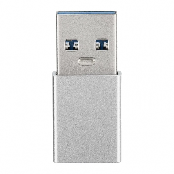 Adaptor Date si Incarcare USB-C - USB-A Blue Star, Alb