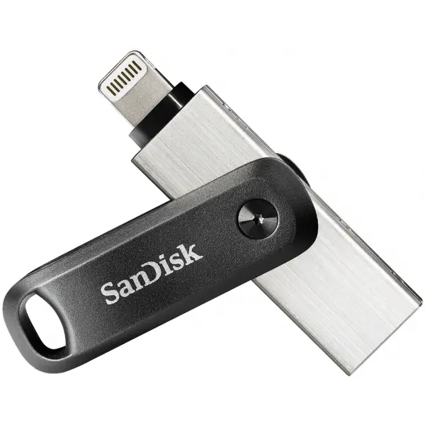 Memorie Externa USB-A 3.0 / Lightning SanDisk iXpand Go, 256Gb SDIX60N-256G-GN6NE