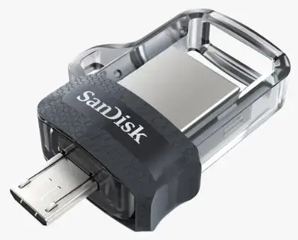 Stick USB Sandisk Ultra Dual Drive, 128GB, USB 3.0 (Gri)