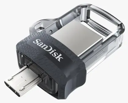 Stick USB Sandisk Ultra Dual Drive, 128GB, USB 3.0 (Gri)